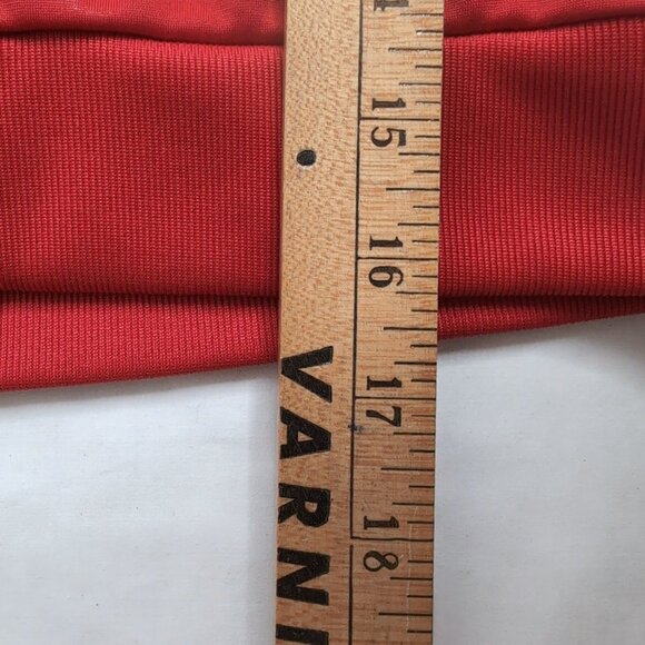 Adidas Kid's Full Zip Red/White Track Sports Jacket, Small (4-5) - Picture 8 of 8